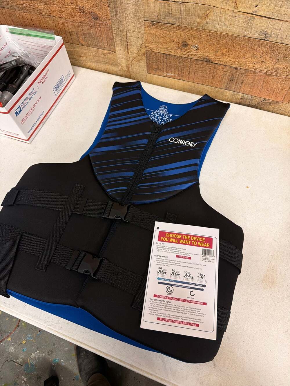 Connelly Big Promo Neo CGA Life Jacket - Blue 2XLT
